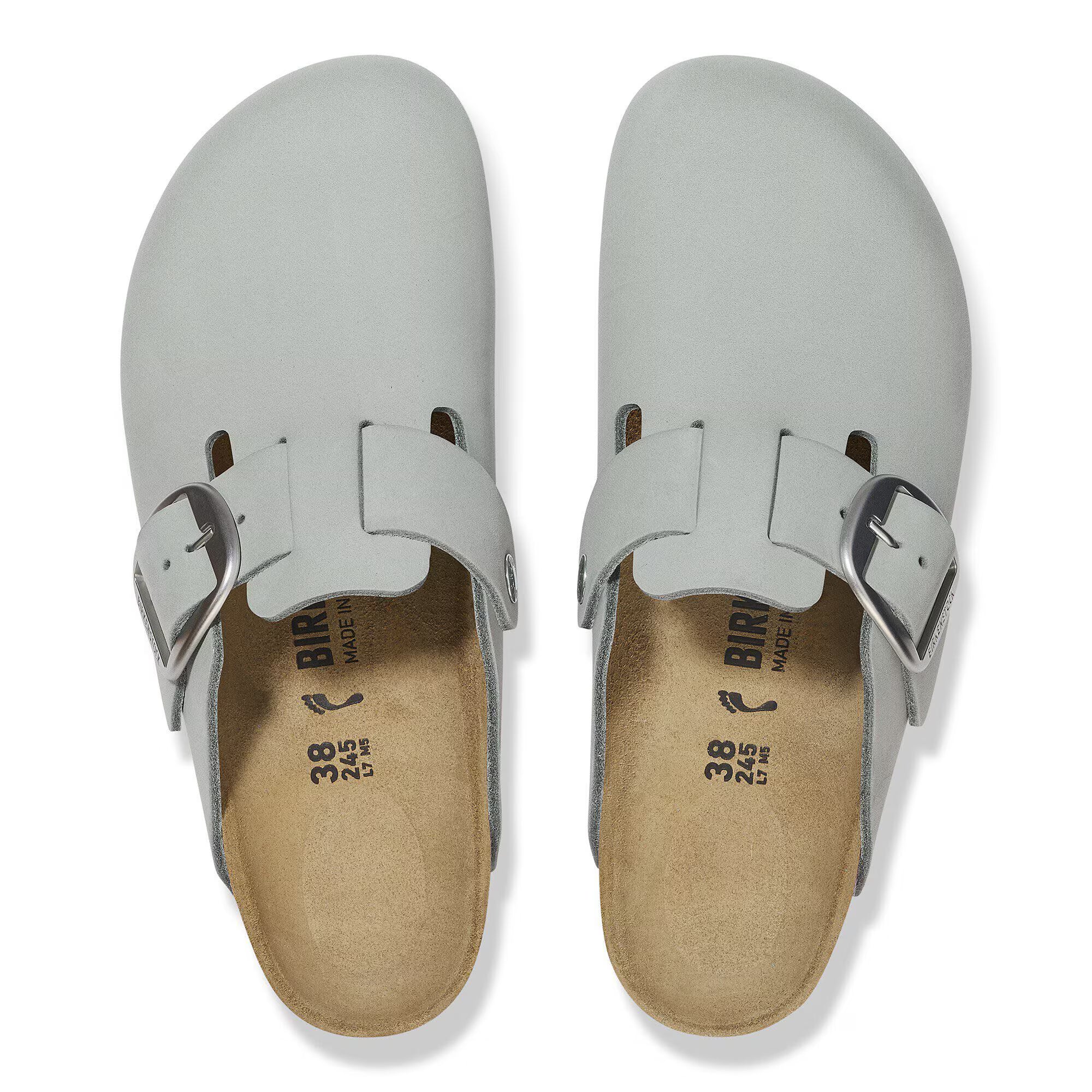 Boston Big Buckle Nubuk Leather