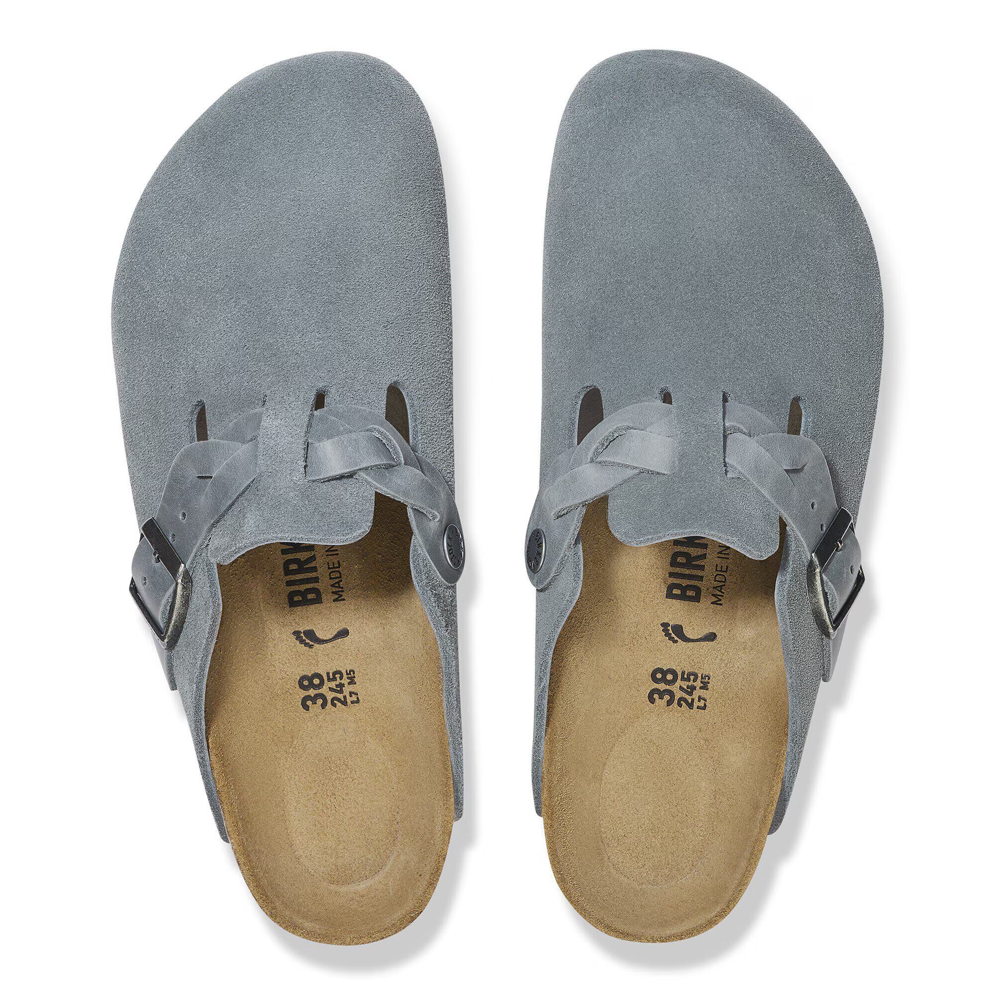 Boston Braided Suede Leather