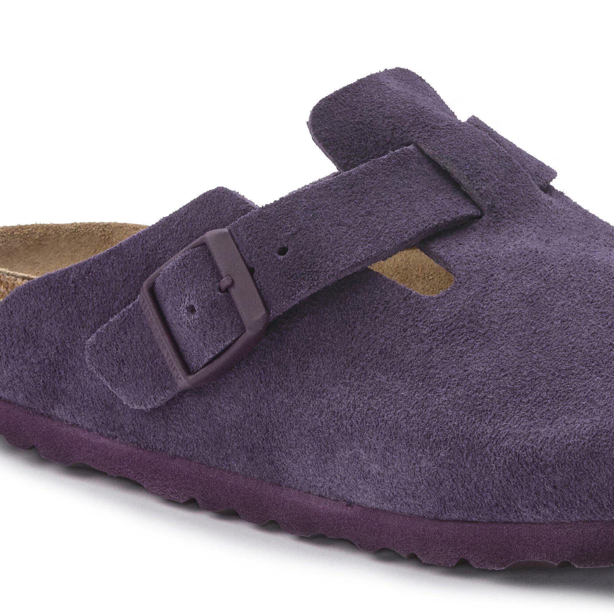 Boston Soft Footbed Suede Leather Wine