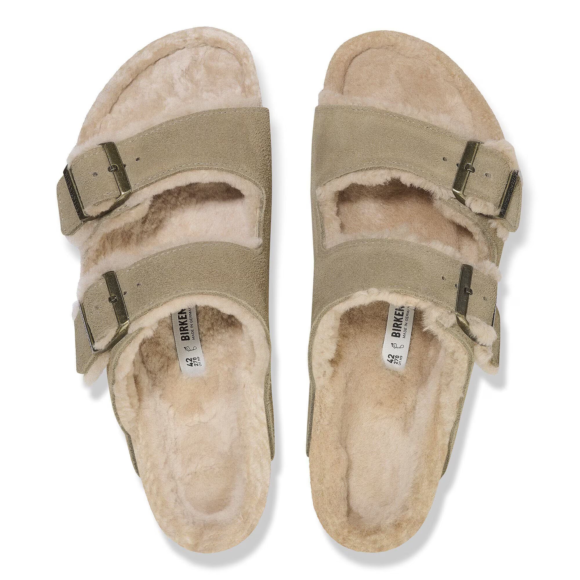 Arizona Shearling Suede Leather