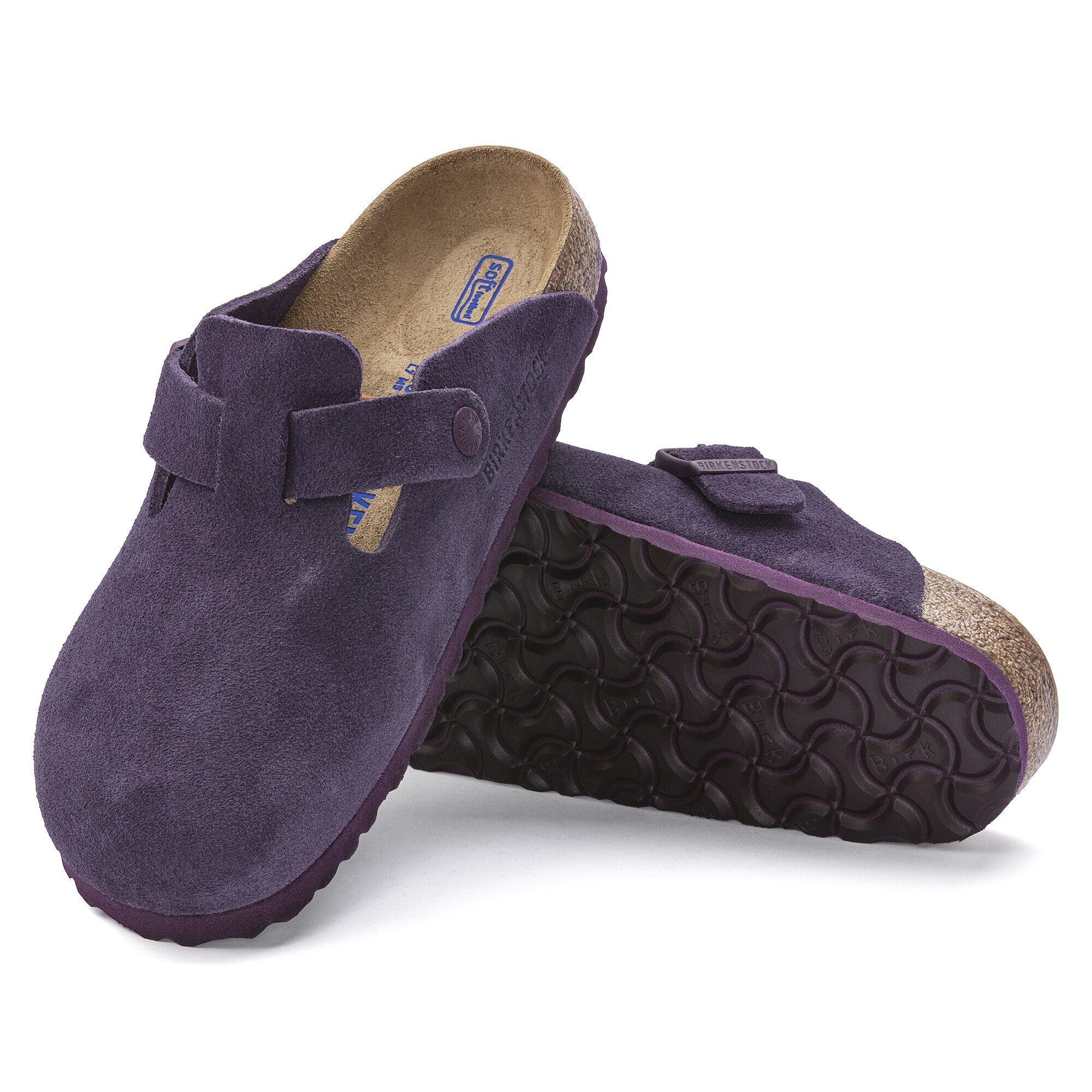 Boston Soft Footbed Suede Leather Wine