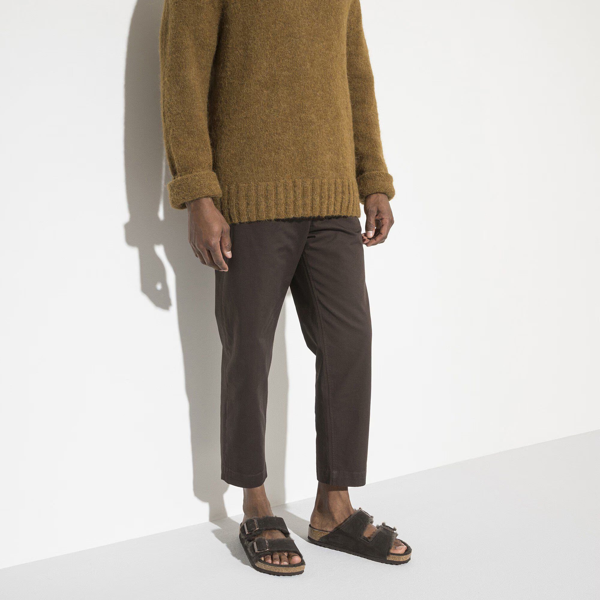 Arizona Shearling Suede Leather