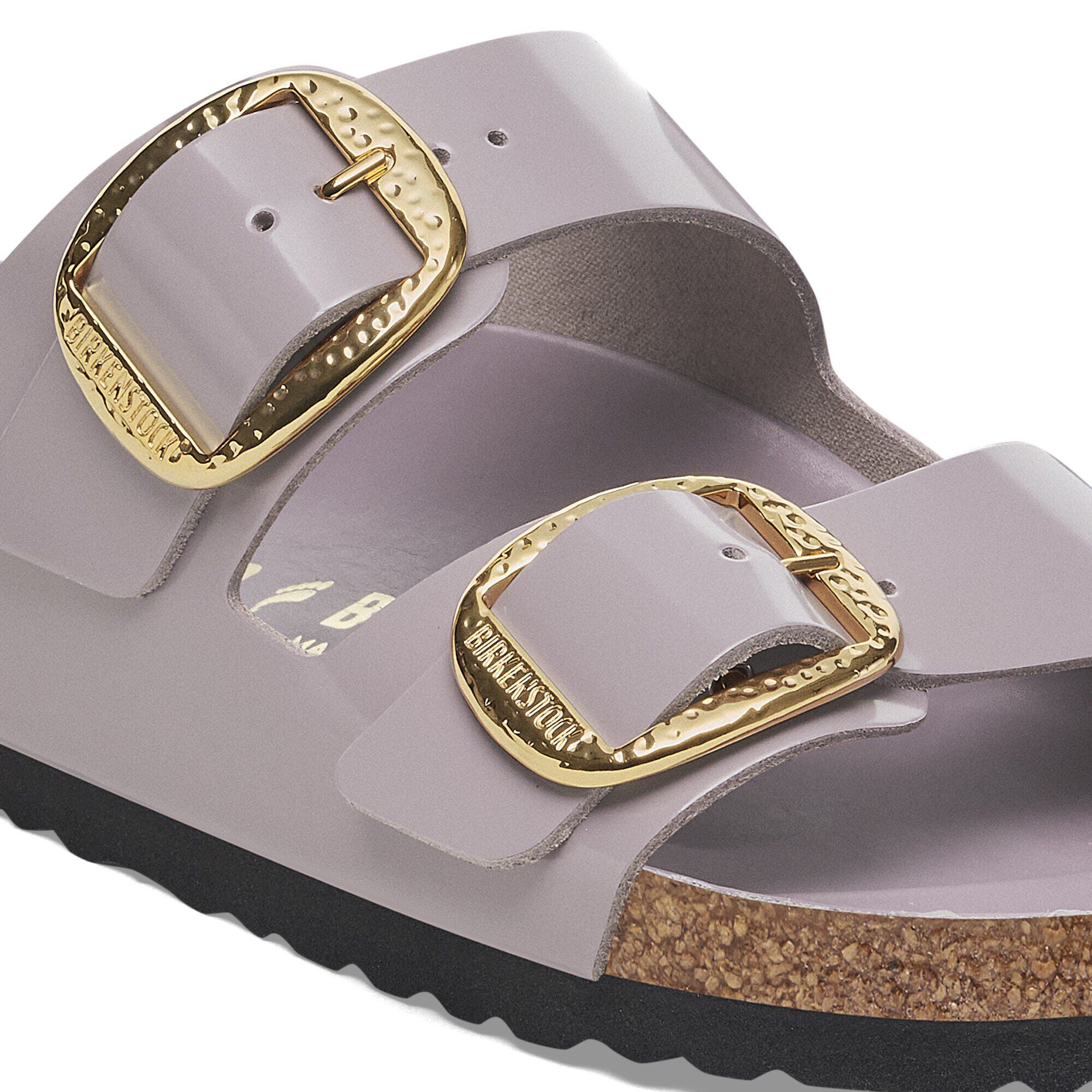 Arizona Big Buckle Natural Leather Patent