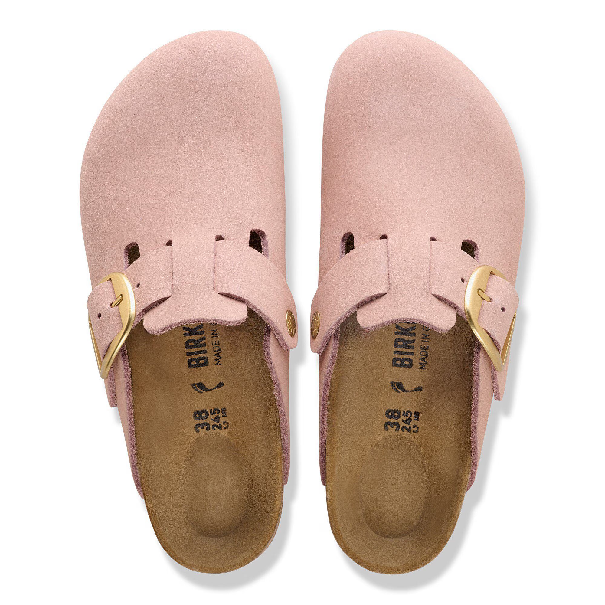 Boston Big Buckle Nubuk Leather