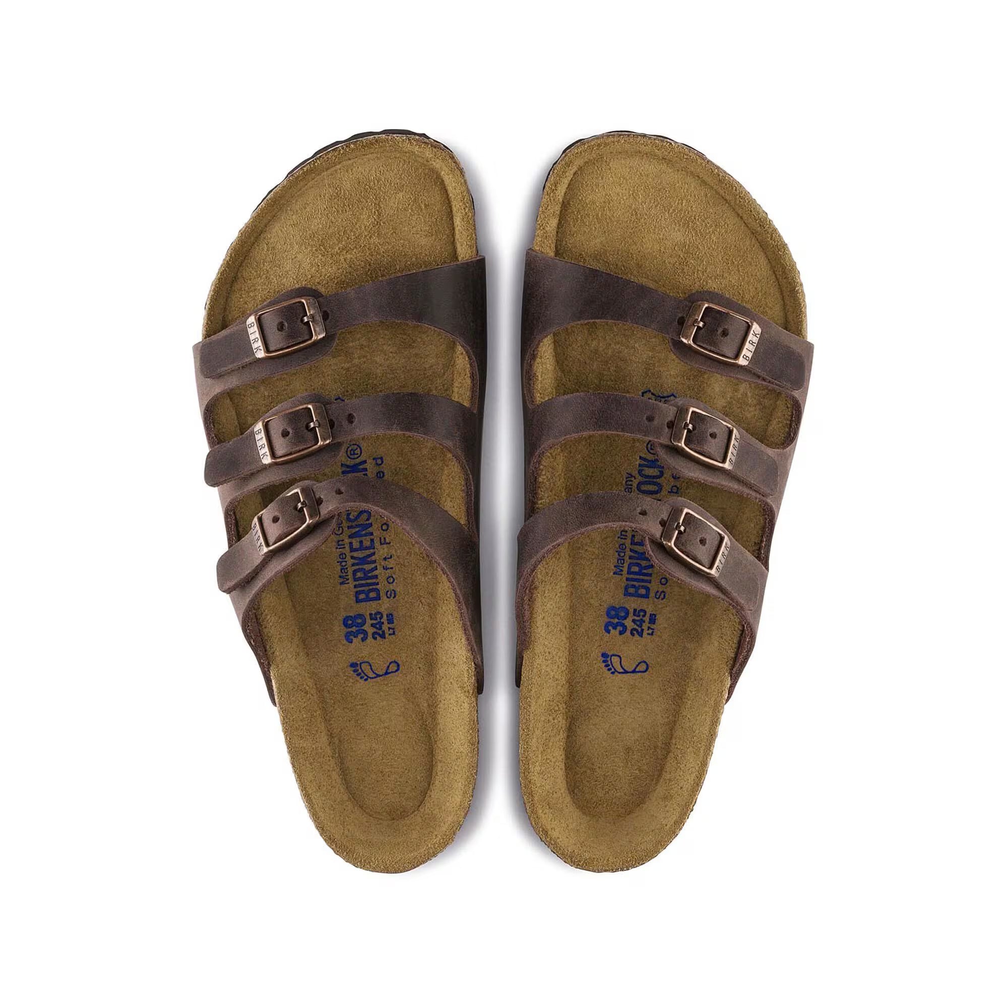 Florida Soft Footbed Natural Leather Oiled