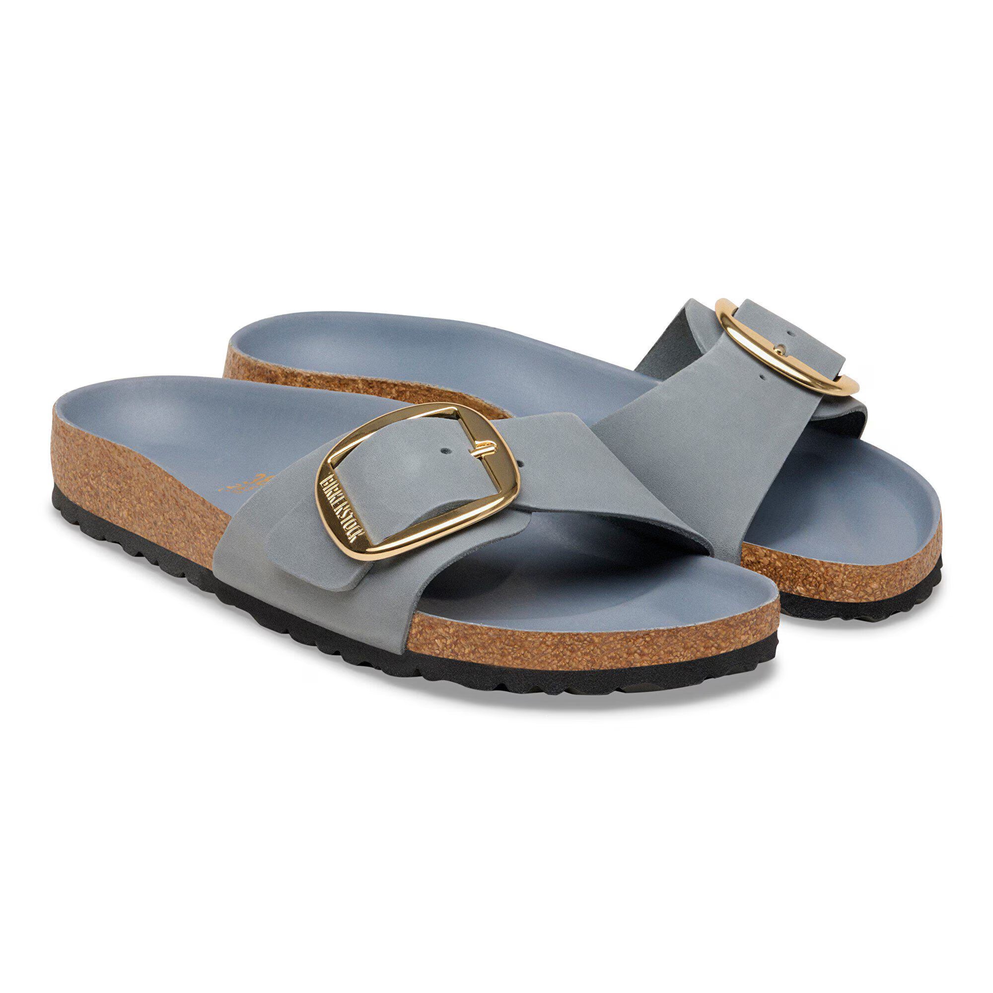 Madrid Big Buckle Natural Leather Oiled