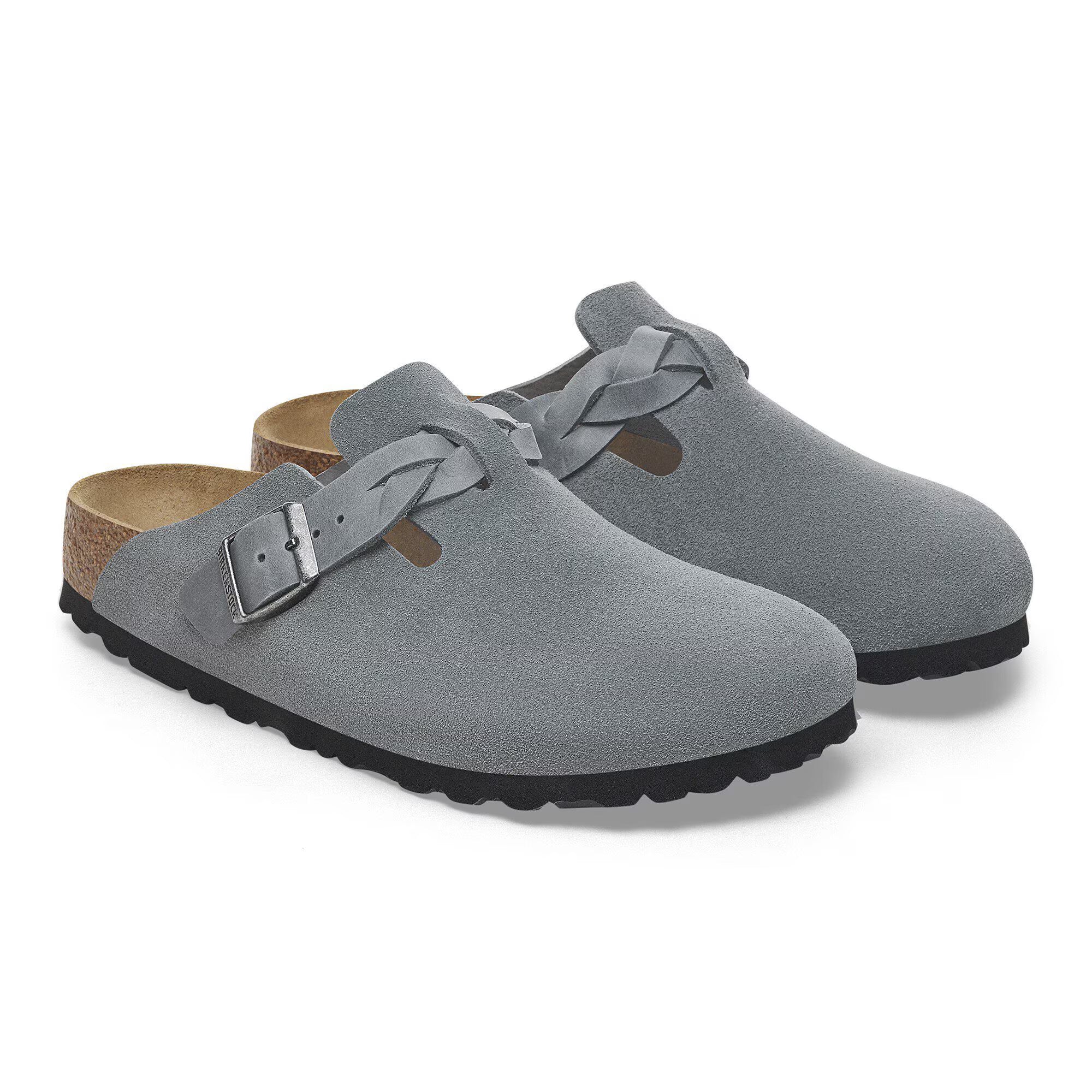Boston Braided Suede Leather