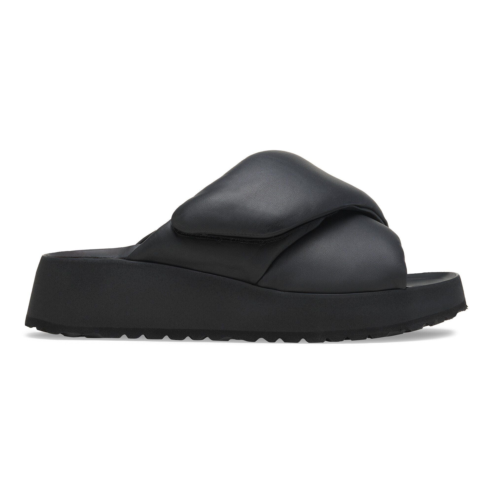 Theda Cross Strap Natural Leather