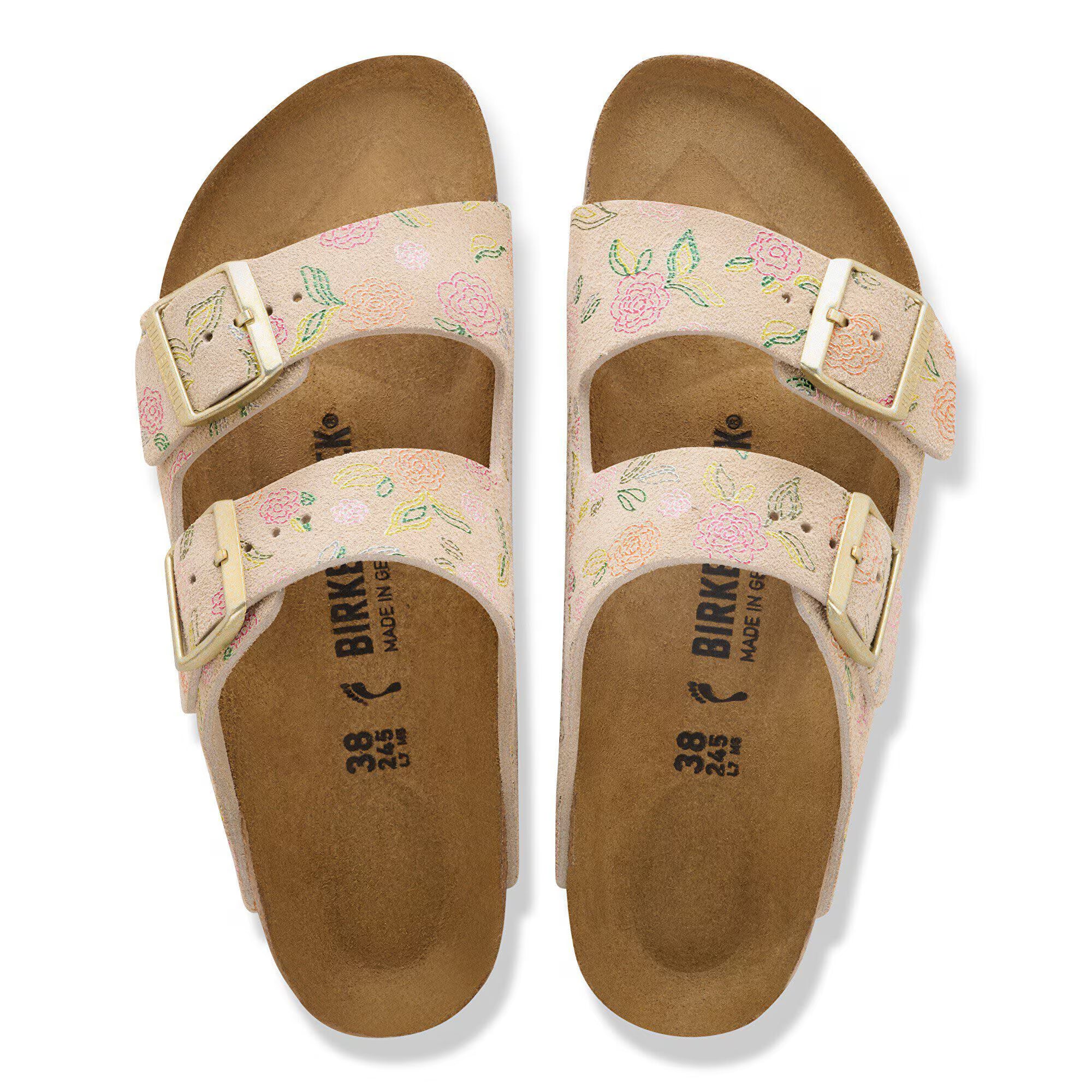 Arizona Rivet Logo Suede Leather