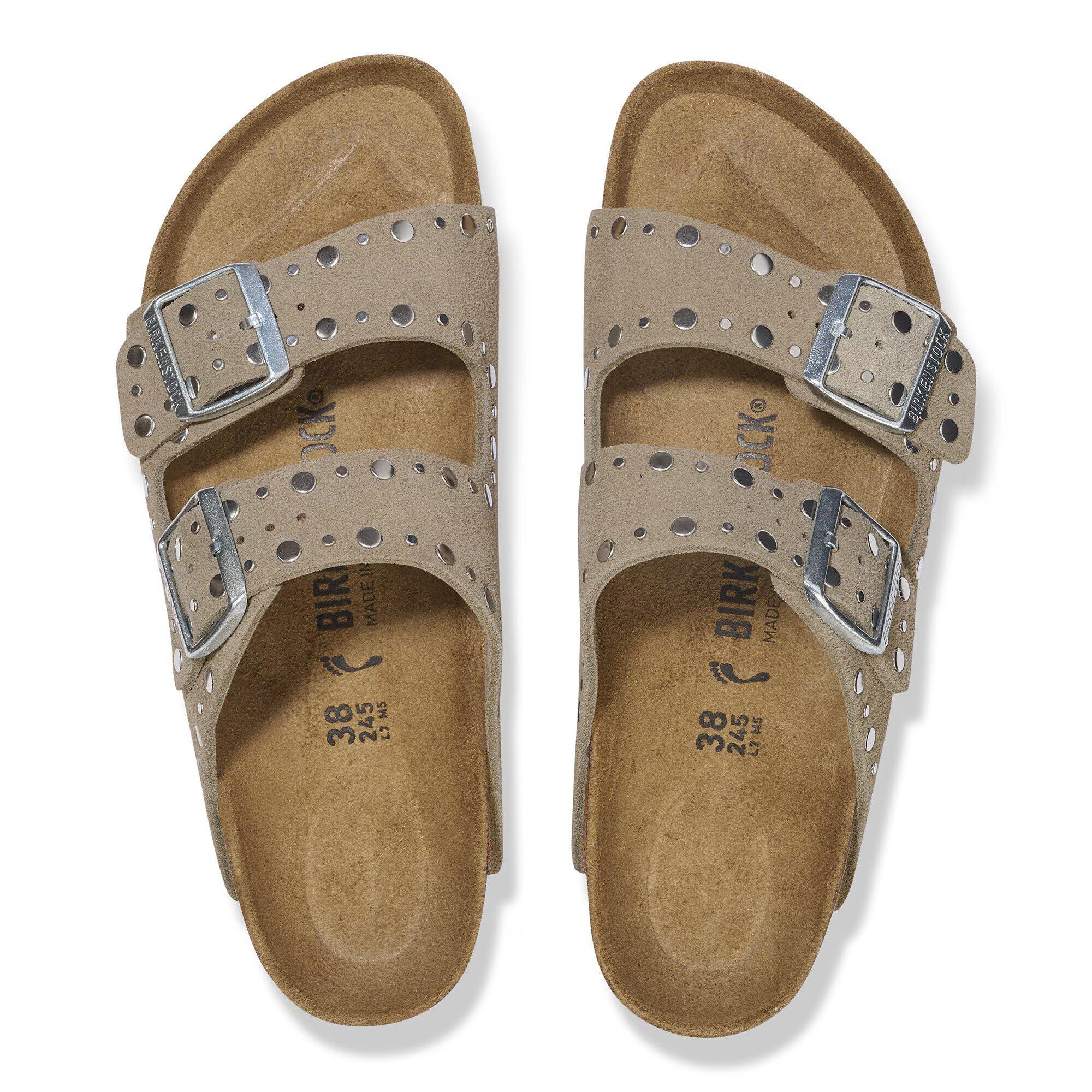 Arizona Rivet Suede Leather