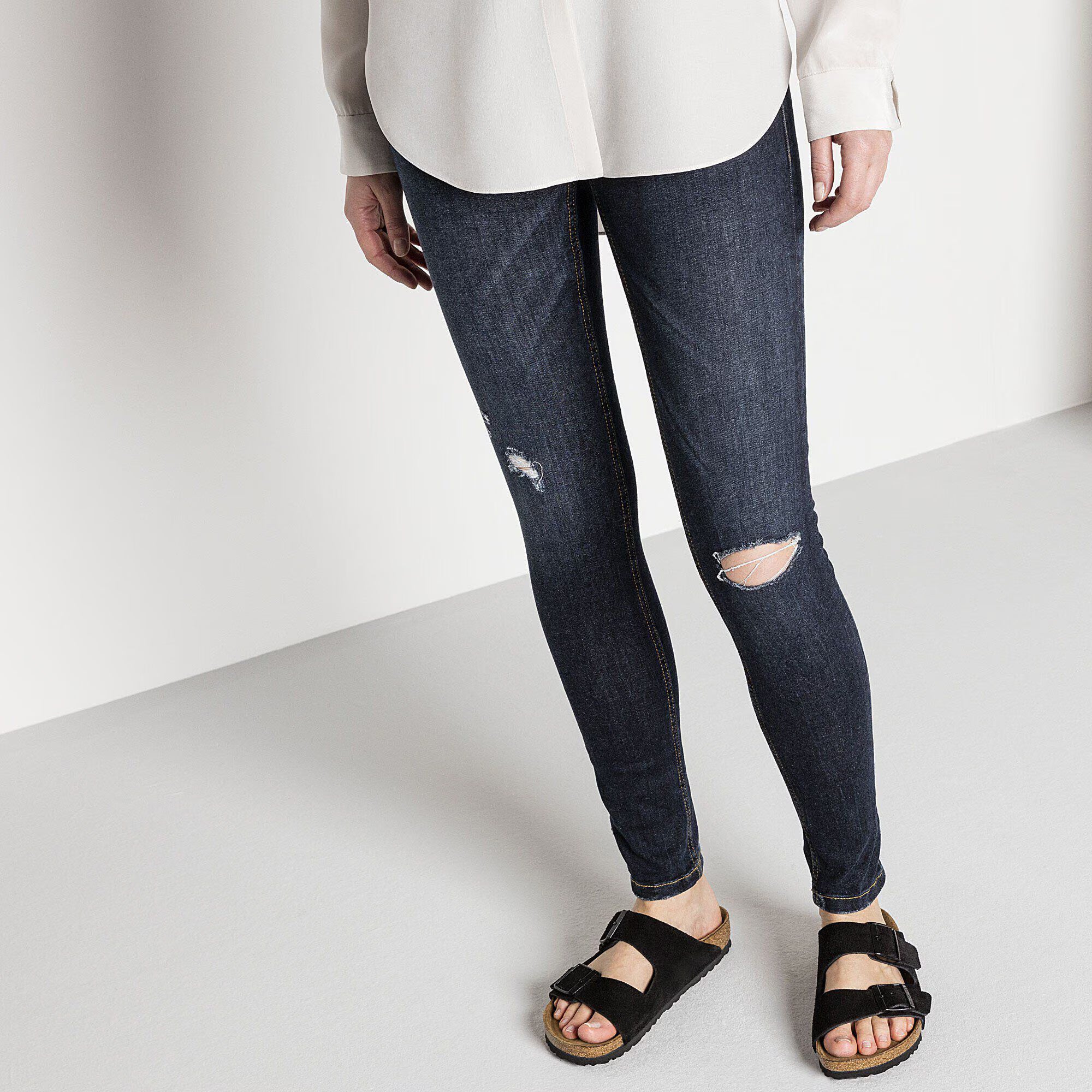 Arizona Soft Footbed Suede Leather