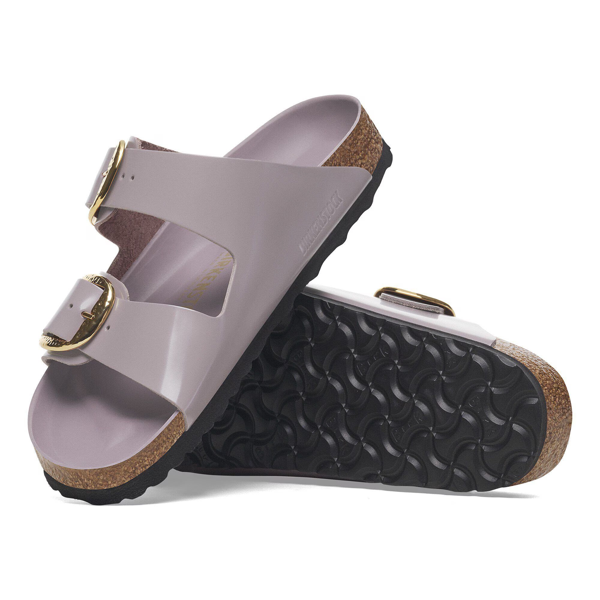 Arizona Big Buckle Natural Leather Patent