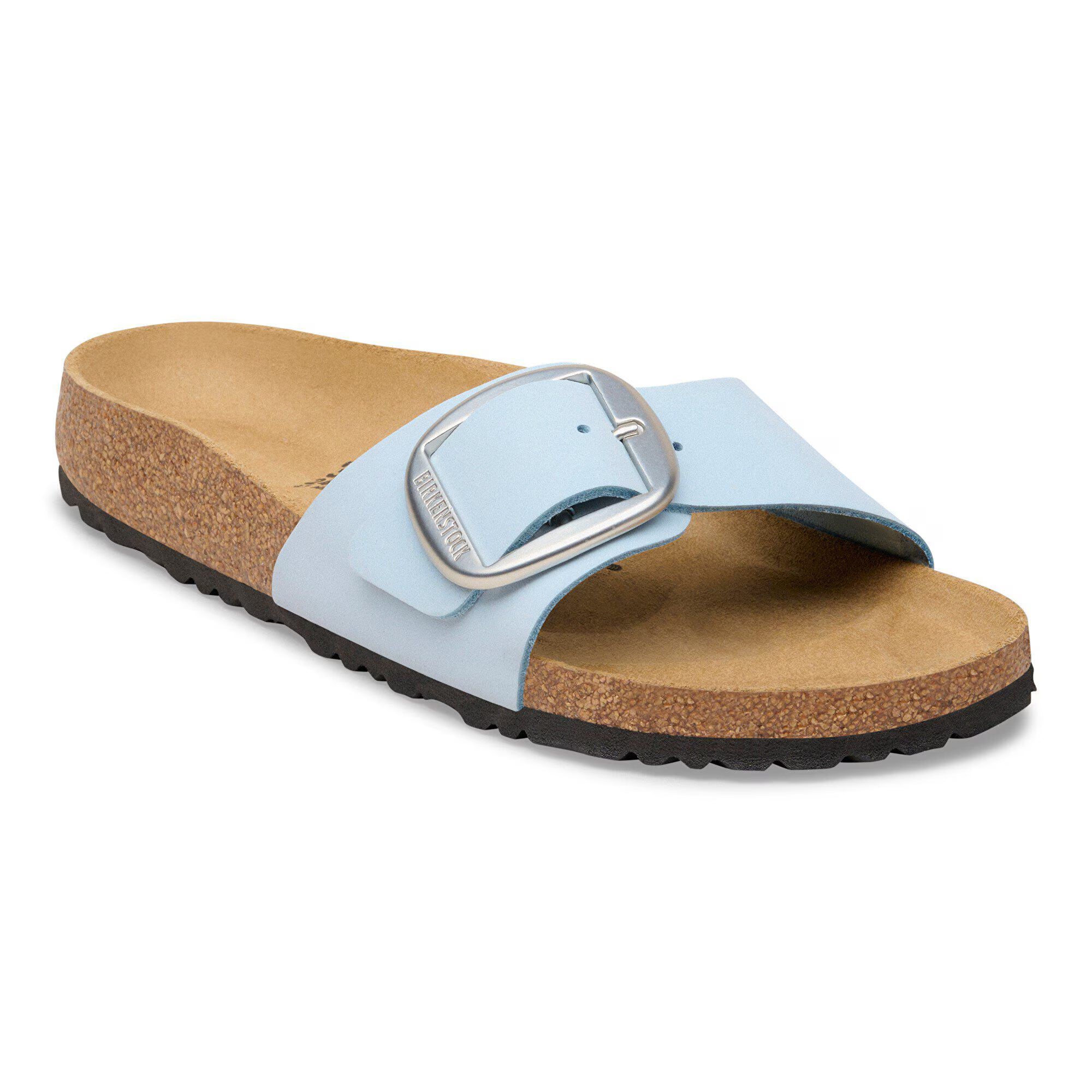 Madrid Big Buckle Nubuk Leather