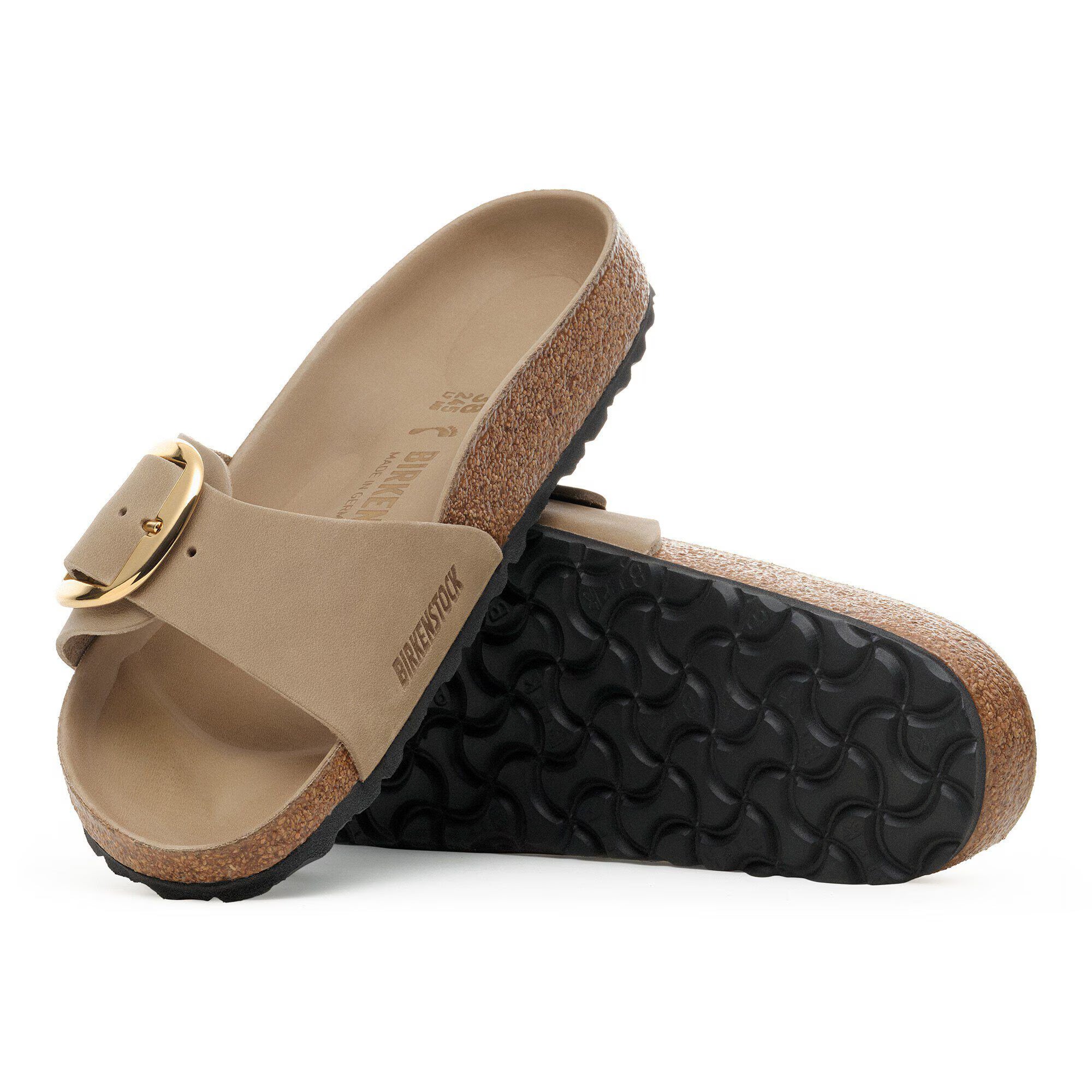 Madrid Big Buckle Natural Leather Oiled