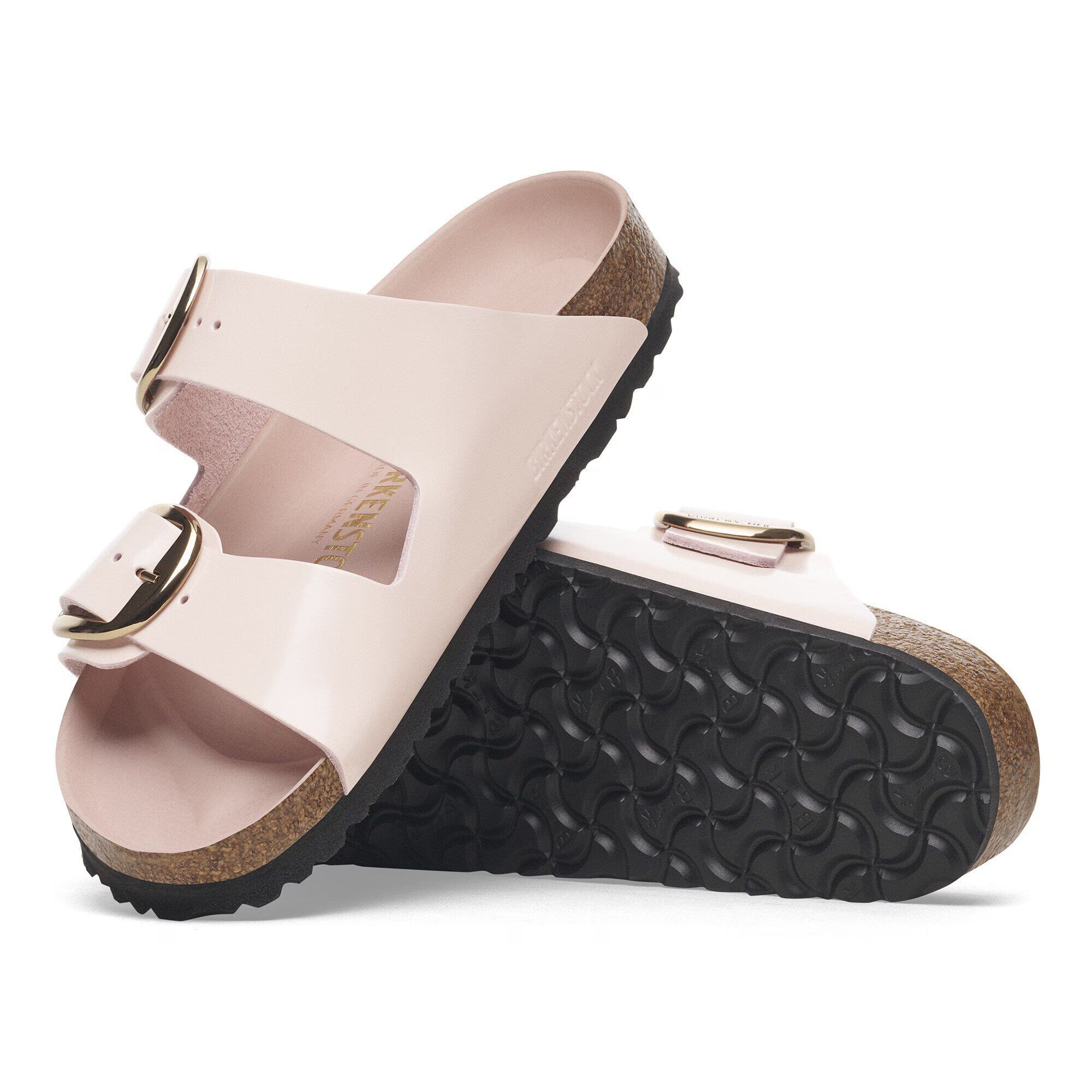Arizona Big Buckle Natural Leather Patent