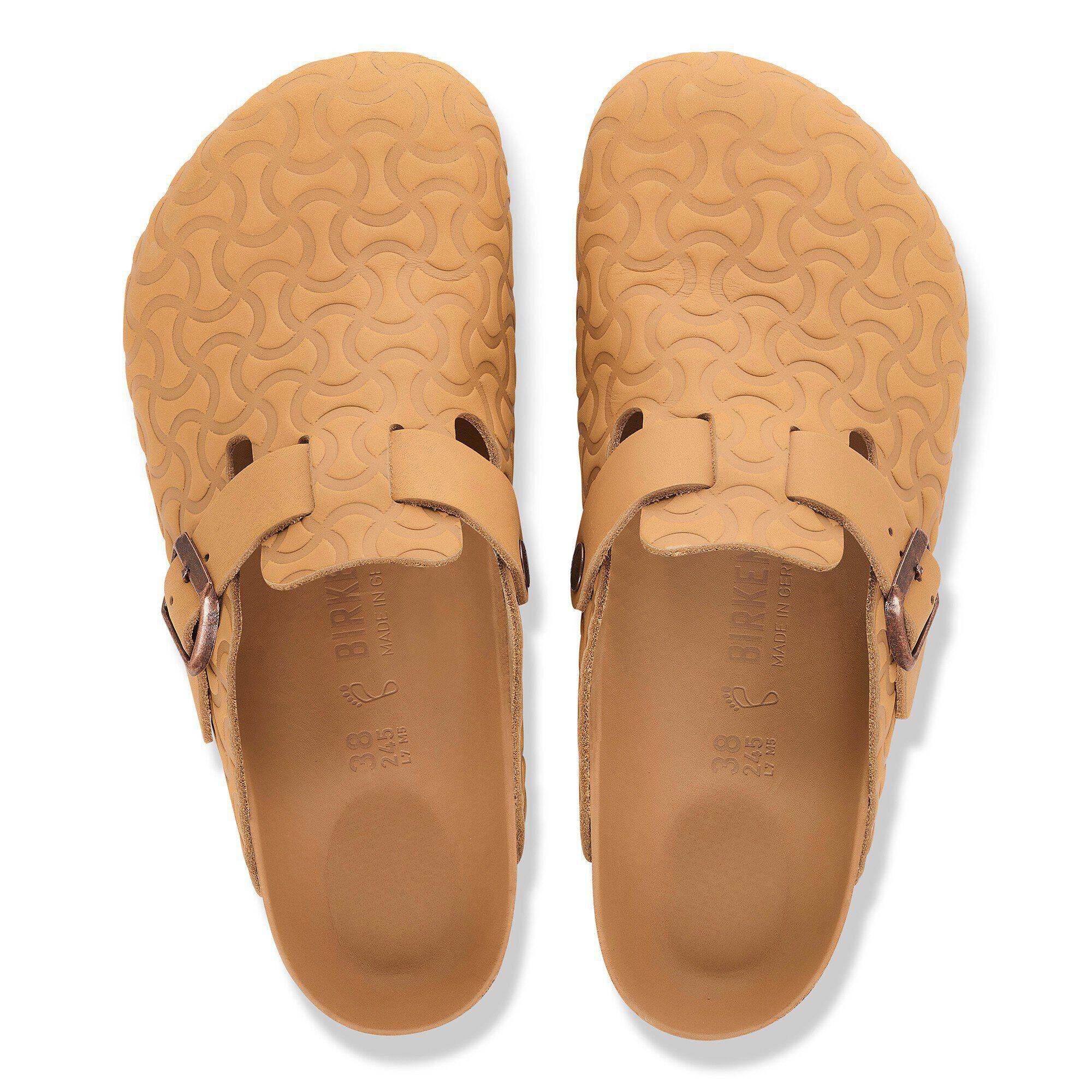 Boston BS Natural Leather Embossed