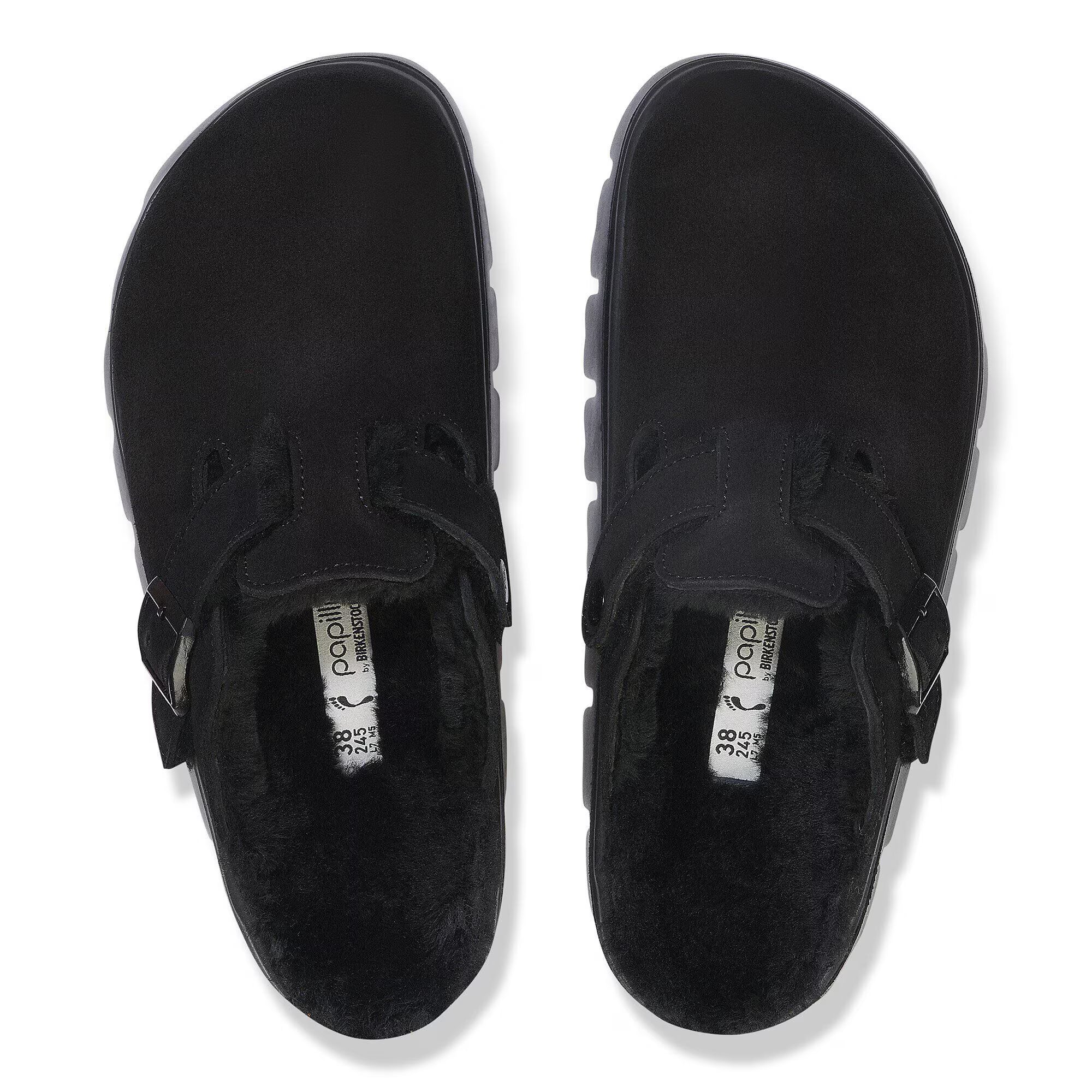 Boston PAP Chunky Shearling Suede Leather